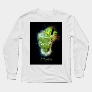 Mojito Drink Happy Hour Party Long Sleeve T-Shirt